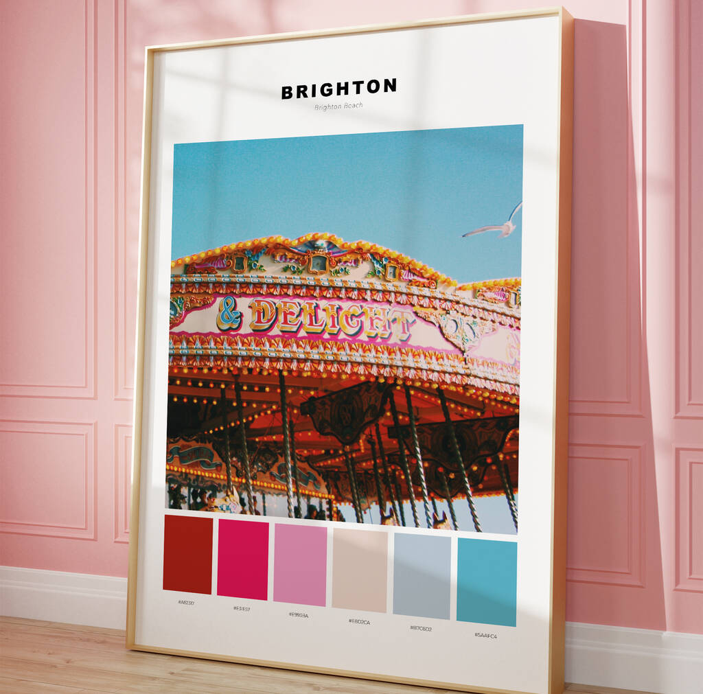 Brighton Beach, Colour Palette Print, 1 of 3