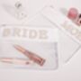 Personalised Clear Zip Pouch With Glitter Letters, thumbnail 9 of 12