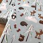 Forest Animals Christmas Wrapping Paper, thumbnail 11 of 12