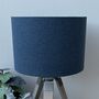 Callum Blue Geometric Double Sided Lampshade, thumbnail 6 of 10