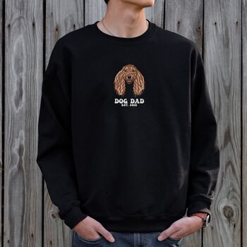 Personalised Afghan Hound Dog Sweatshirt, 5 of 9