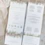 Whimsical Barn Concertina Wedding Invitations With Integrated RSVP, thumbnail 3 of 5