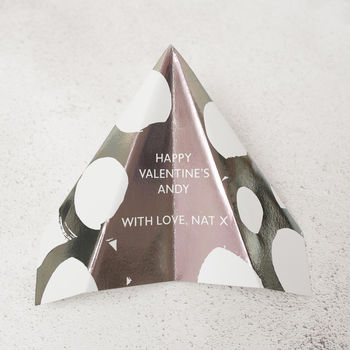 Foiled Paper Plane, Valentine's Card, 5 of 5