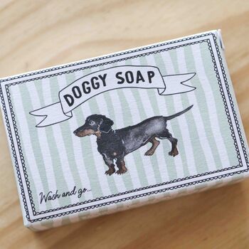 Personalised Dog Lover Walking Socks And Soap Gift Set, 4 of 4