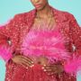 Luxe Pink Sequin Blazer Jacket, thumbnail 4 of 4