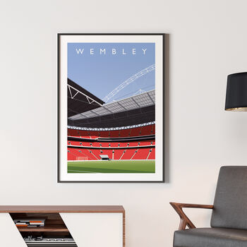 England Football Wembley Stadium Poster, 2 of 9