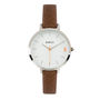 Montmartre Brown And Orange Leather Ladies Watch, thumbnail 2 of 7