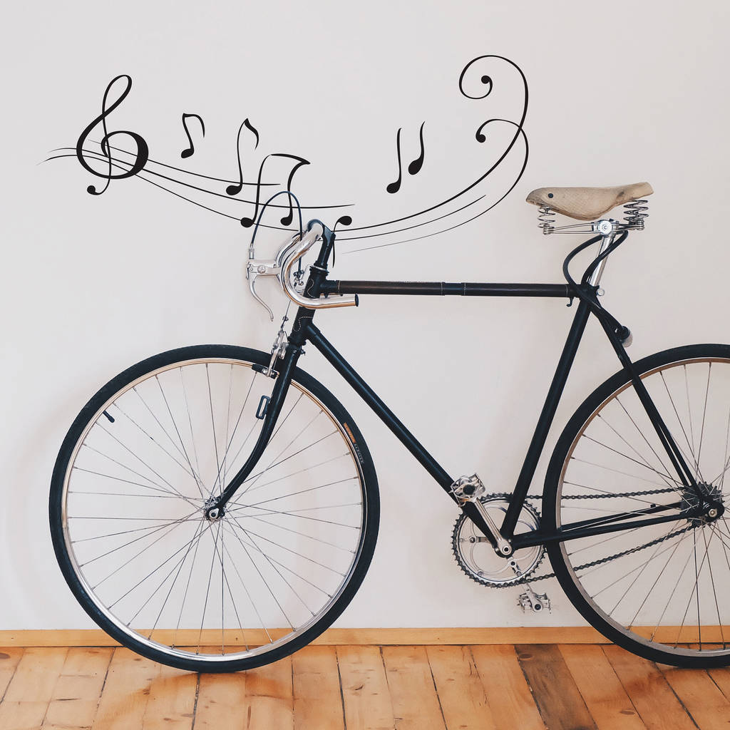 Musical Notes Wall Sticker, 1 of 3
