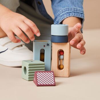 Children's Sensory Rainbow Wooden Blocks, 5 of 7