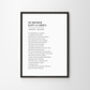 The One Poem Personalised Wedding Print, thumbnail 7 of 10