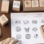 Moon And Celestial 16 Rubber Stamps Set, thumbnail 3 of 8