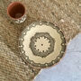 Stoneware Side Serving Plate In Beige Colour, thumbnail 3 of 5