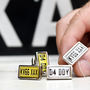 Personalised Car Number Plate Cufflinks, thumbnail 1 of 9