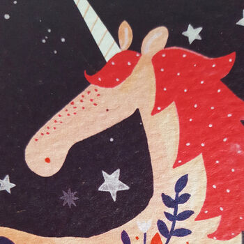 Unicorn Greetings Card, 6 of 6