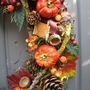 Autumn Winter Halloween Pumpkin Wreath, thumbnail 4 of 4