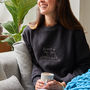 Personalised Fairytale Of New York Embroidered Jumper, thumbnail 1 of 2