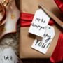 Modern Hand Lettered Christmas Gift Tags, thumbnail 6 of 6