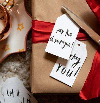 Modern Hand Lettered Christmas Gift Tags, 6 of 6