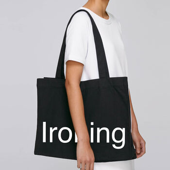 Simple Text Bag To Carry Ironing, 4 of 4