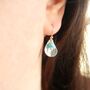 Turquoise Teardrop Earrings, thumbnail 2 of 4