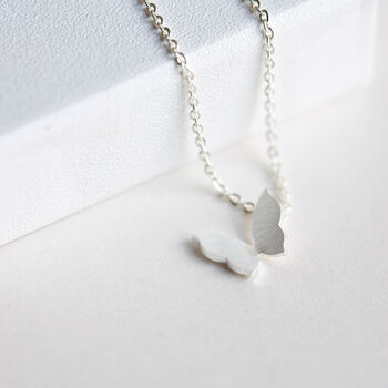 Delicate Butterfly Necklace, 6 of 8