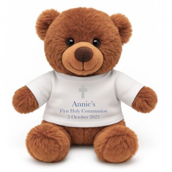 Personalised Kid's Christening Teddy Bear, 2 of 2