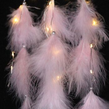 Cherry Blosssom Dream Catcher With LED, 5 of 10