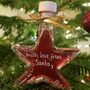 Christmas Gin Star With Festive Message, thumbnail 1 of 2