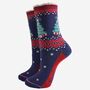 Women's Bamboo Socks Gift Box Christmas Trees, thumbnail 4 of 4