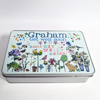 Personalised Get Well Soon Sweet Tin, 3 of 3