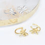 18ct Gold Plated Or Sterling Silver Dragonfly Ear Cuffs, thumbnail 2 of 6