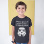 When I Grow Up…Stormtrooper Kid's T Shirt, thumbnail 1 of 2
