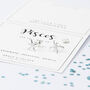 Pisces Zodiac Stud Earrings In Sterling Silver – Astrology Star Sign Birthday Gift, thumbnail 2 of 11