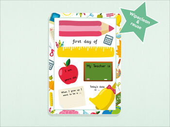 First Day At School Print, Back To School, Reusable, 4 of 4