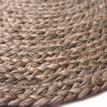 Oval Natural Jute Rug 60 X 120 Cm, 2 of 2