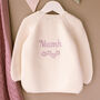 Personalised Baby Girl Blossom Embroidered Cardigan Gift, thumbnail 1 of 12