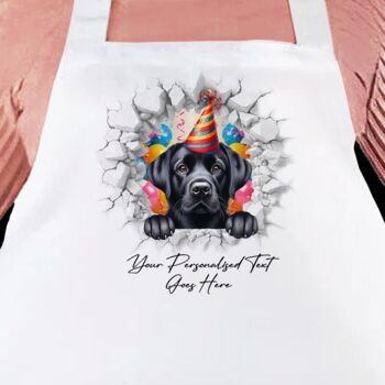 Personalised Labrador Birthday Break Through Dog, 4 of 9