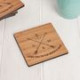 Personalised New Home Coaster Set, thumbnail 2 of 5
