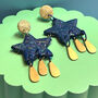 Star Dangle Earrings, thumbnail 5 of 5