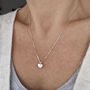 Sterling Silver Dainty Heart Necklace, thumbnail 5 of 8