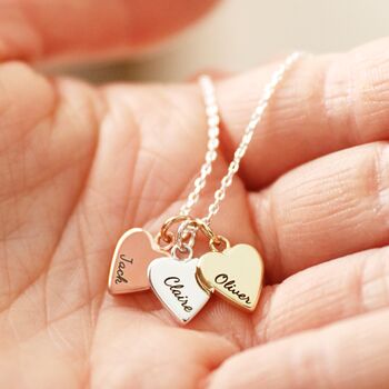 Personalised Family Heart Necklace With Photo Gift Box, 2 of 12
