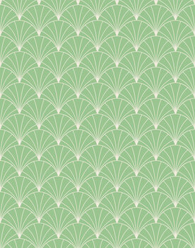 Art Deco Shell Wallpaper, 2 of 5