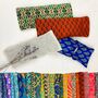 Handmade Sari Fabric Weighted Aromatherapy Eye Pillow, thumbnail 1 of 12