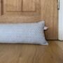 Personalised Long Door Draught Excluder With Filling, thumbnail 2 of 5