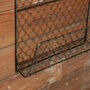 Black Wire Wall Mounted Garden Storage Rack, thumbnail 5 of 7