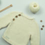 Blossom Jumper Baby Easy Knitting Kit, thumbnail 1 of 10