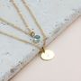 Personalised Layered Birthstone Necklace Set, thumbnail 2 of 9