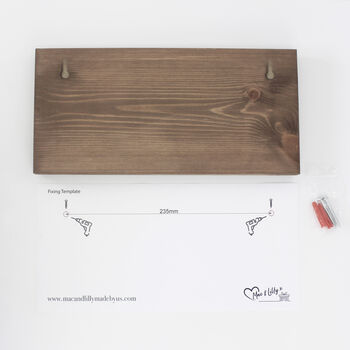 Wooden Wall Key Hooks, 7 of 7