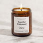 Personalised Gift For Bridesmaid Soy Wax Candle, thumbnail 5 of 5