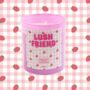 Passionfruit Martini Lush Friend Pink Strawberry Candle, thumbnail 1 of 2